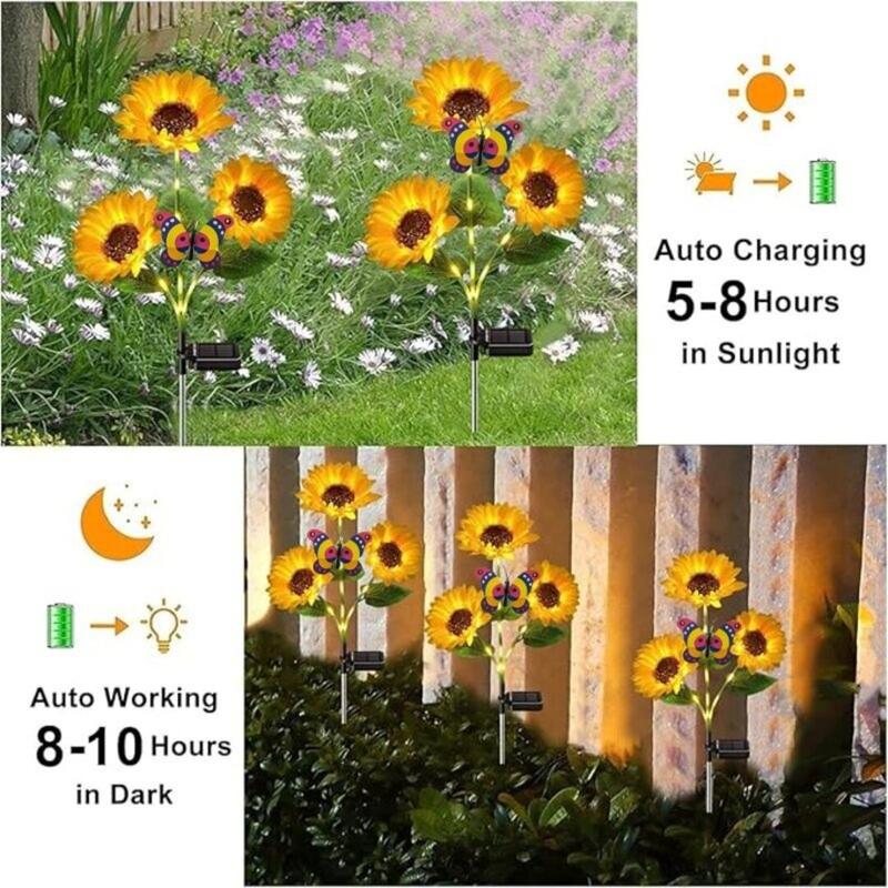 Sunflower Solar Garden Stake Led Lights🌻