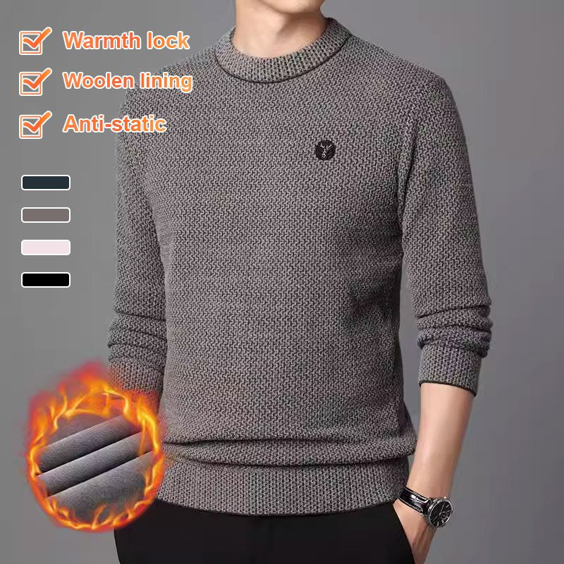 โจ Men's Warm and Cozy Lined Cardigan Top ๐