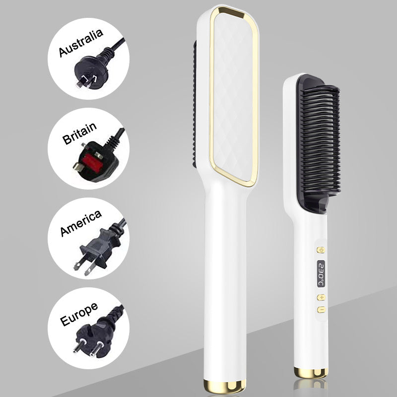 🎄Big Sale 🎄🎁 Negative Ion Dual Purpose Automatic Comb