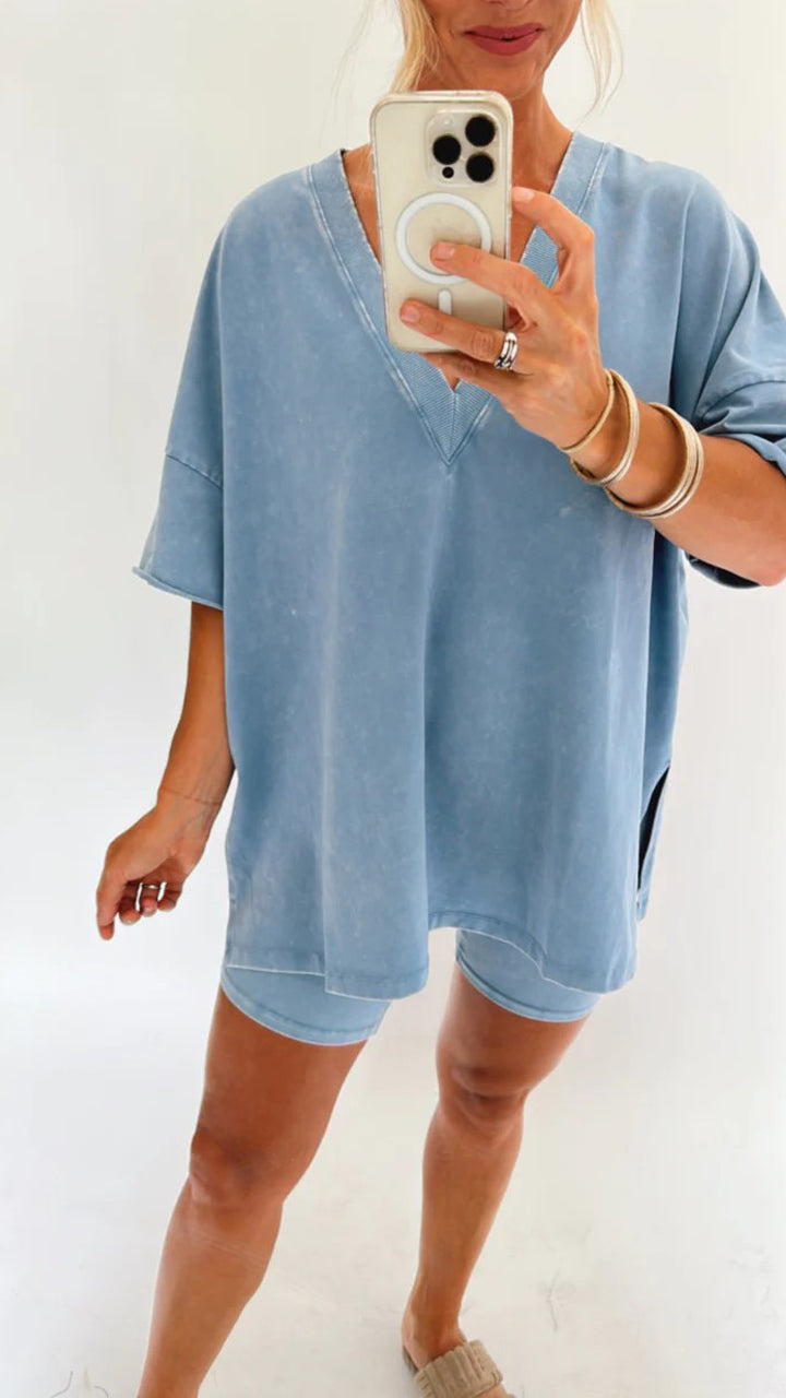 🎉New Product Launch💐– Women's Summer Washed Set(40%OFF🔥)
