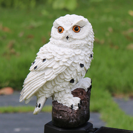Solar Owl Garden Decorative Landscape Light