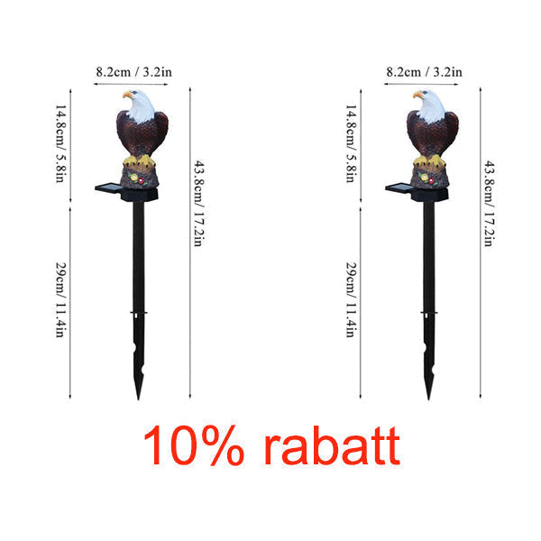 Solar Owl Garden Decorative Landscape Light