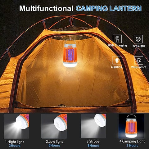 š„Clearance Specials 49% OFF - Multifunctional Solar camping Mosquito Killer Lamp