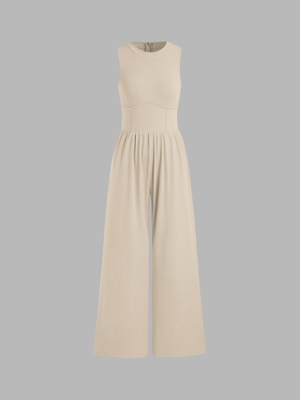 đ„Last Day Promotion 39% OFF đ„Womenâs Solid Sleeveless Wide Leg Jumpsuit
