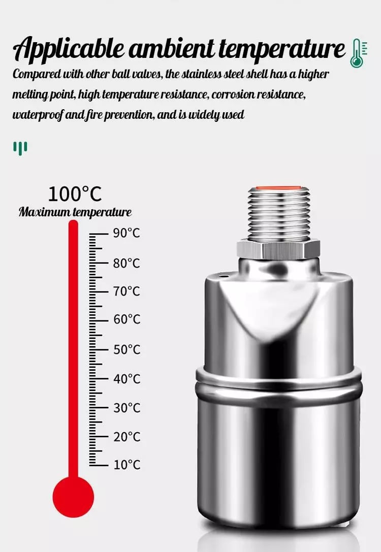 š 304 stainless steel water level control float valveš°