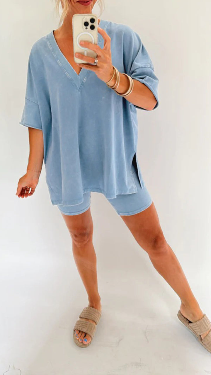 🎉New Product Launch💐– Women's Summer Washed Set(40%OFF🔥)