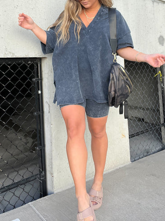 🎉New Product Launch💐– Women's Summer Washed Set(40%OFF🔥)