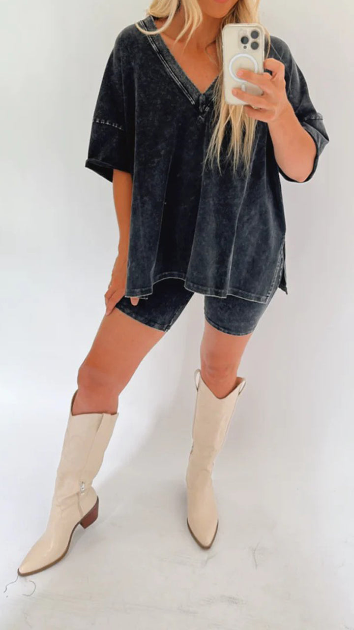 🎉New Product Launch💐– Women's Summer Washed Set(40%OFF🔥)
