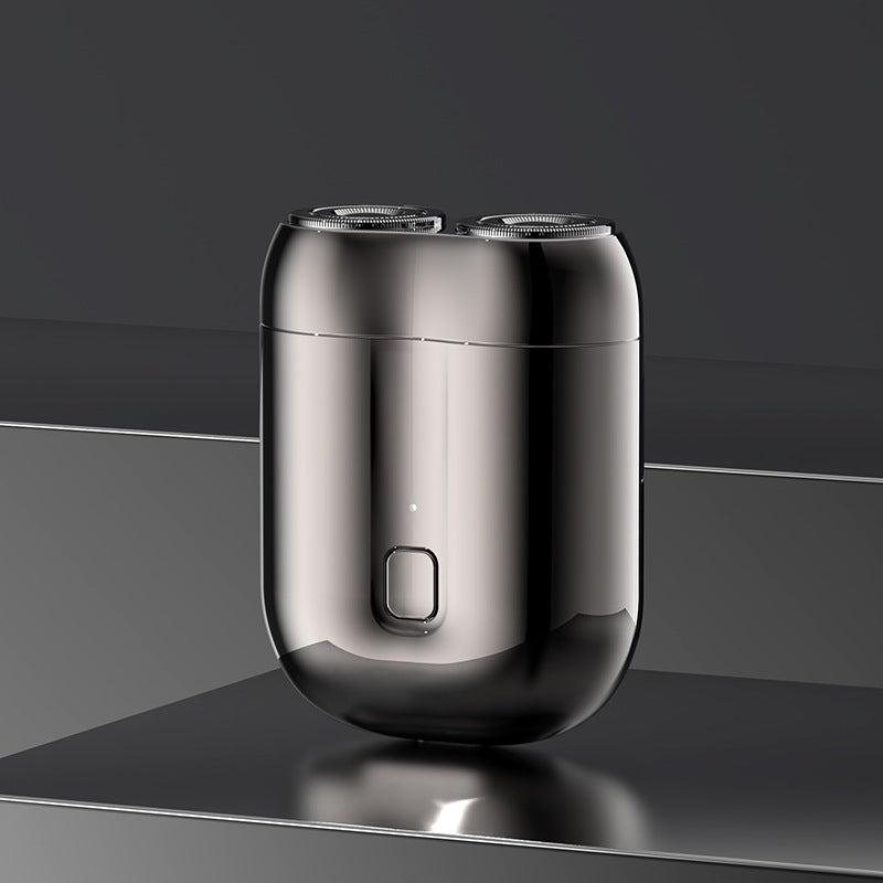💕💕Mini USB Rechargeable Electric Shaver, Waterproof and Compact for Men, Ideal for Home, Car and Travel