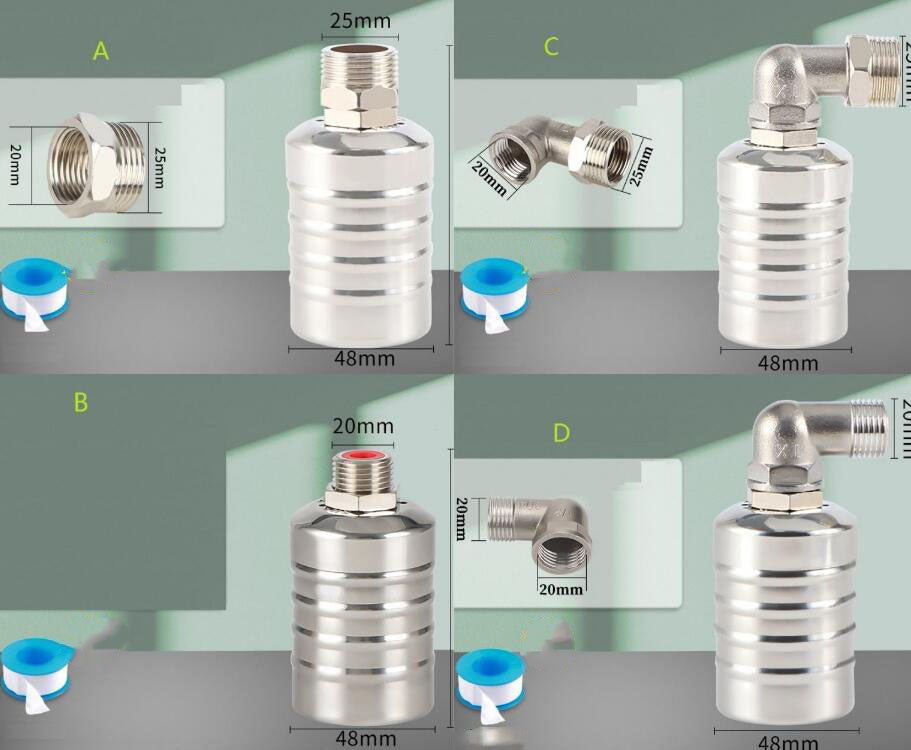 š 304 stainless steel water level control float valveš°