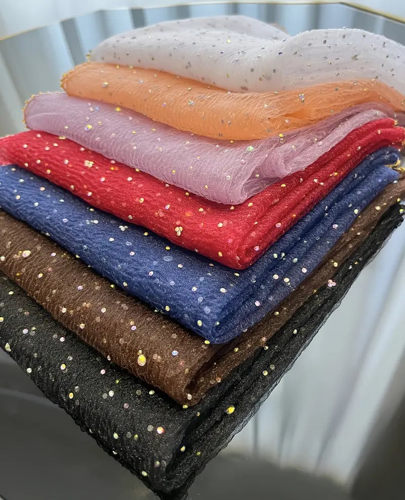 🔥 Women's Glitter Decor Head Scarf✨