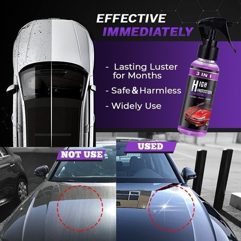 đ„40% off for today onlyđ„3-IN-1 High Protection Fast Car Coating Spray