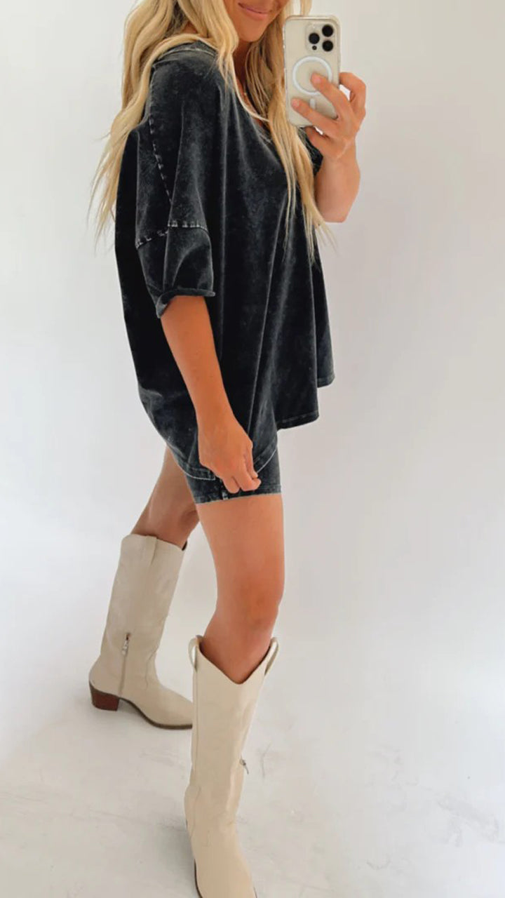 🎉New Product Launch💐– Women's Summer Washed Set(40%OFF🔥)