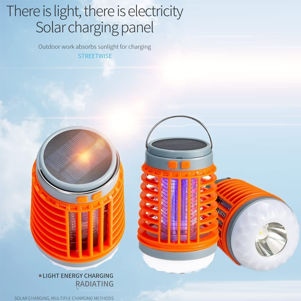 š„Clearance Specials 49% OFF - Multifunctional Solar camping Mosquito Killer Lamp