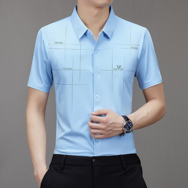 GentClassic - Men's Breathable Ice-Silk Stretch Shirt