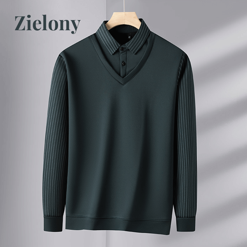 🎅Christmas Sale - 50% OFF🎅 Men's Warm Shirt With Imitation Two-Piece Suit