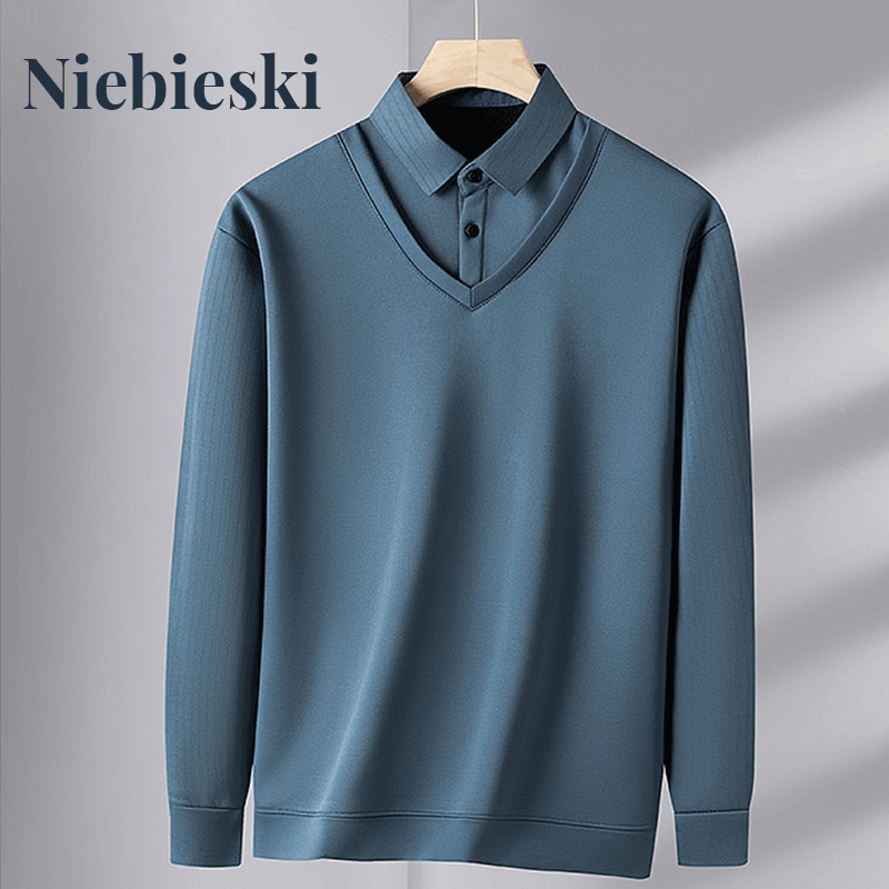 🎅Christmas Sale - 50% OFF🎅 Men's Warm Shirt With Imitation Two-Piece Suit