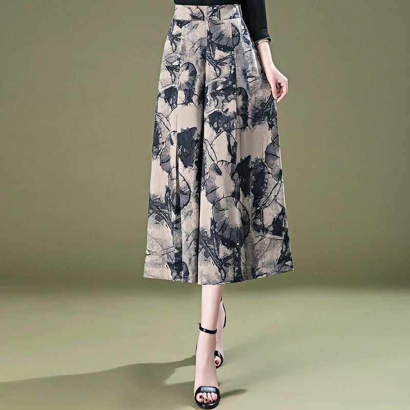 🎉(limited time offer buy 1 get 1 free)🎉Women's Elegant Chiffon Wide Leg Pants