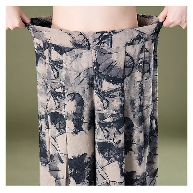 🎉(limited time offer buy 1 get 1 free)🎉Women's Elegant Chiffon Wide Leg Pants