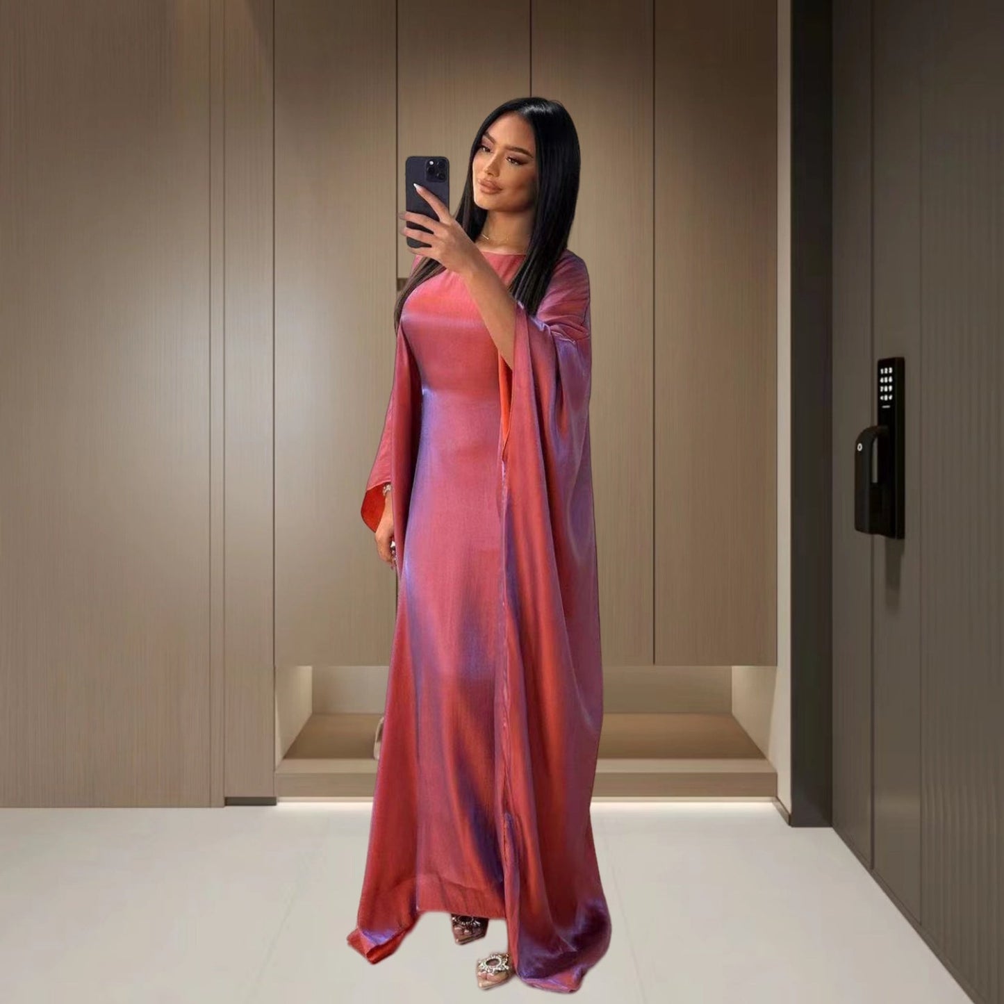 ๐ LIMITED TIME OFFER 43% OFF ๐ Women's Elegant Flowing Satin Long Dresses