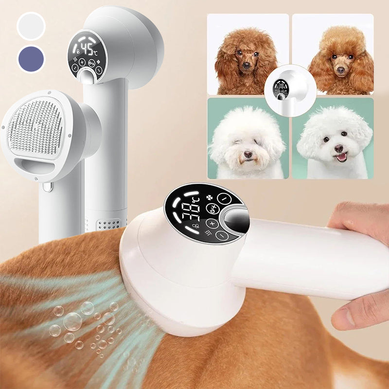 šHOT SALE ā³Low Noise Pet Hair Dryer with Slicker Brush