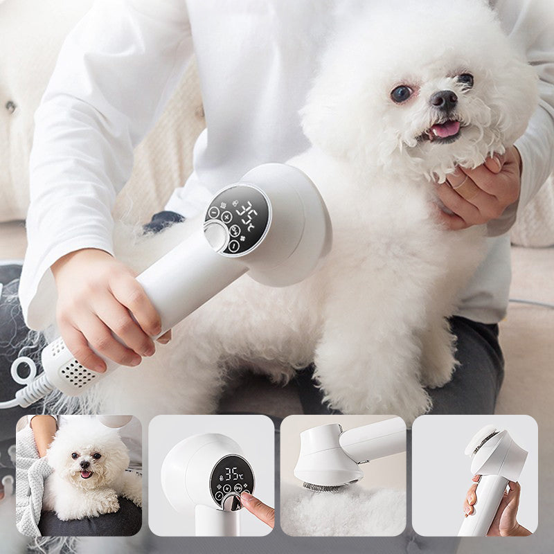 šHOT SALE ā³Low Noise Pet Hair Dryer with Slicker Brush