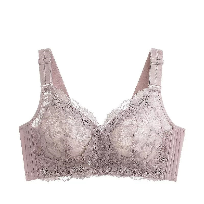 š„Limited time offer buy 1 get 1 freešBreathable Wire-Free Full Coverage Lace Bra