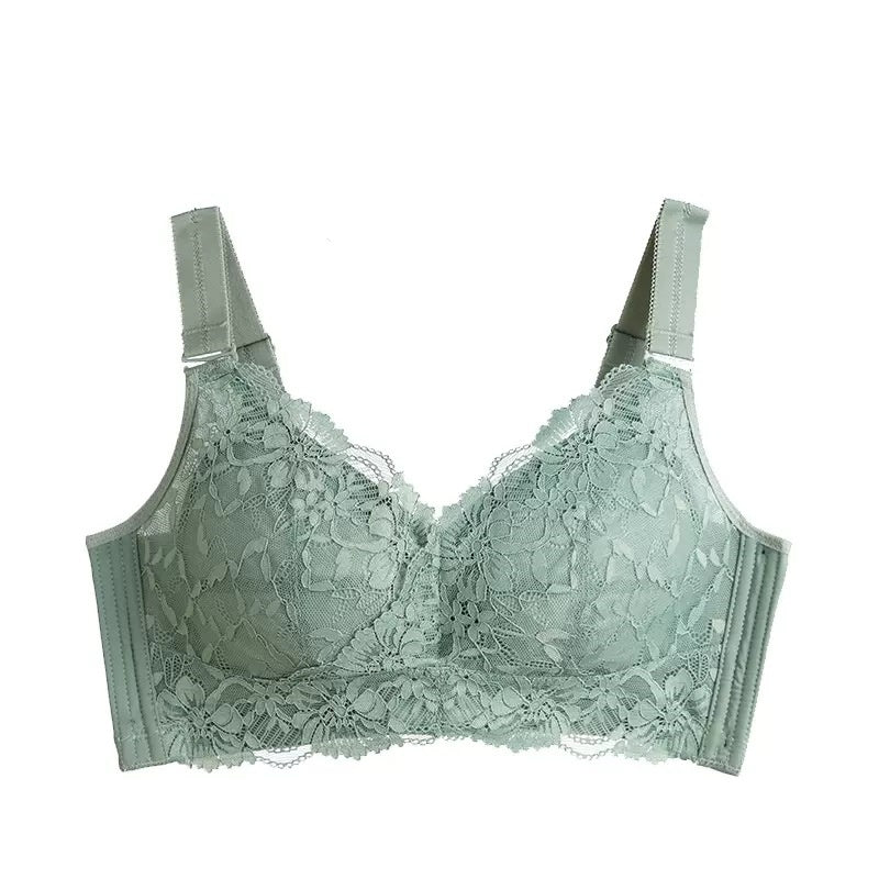 š„Limited time offer buy 1 get 1 freešBreathable Wire-Free Full Coverage Lace Bra