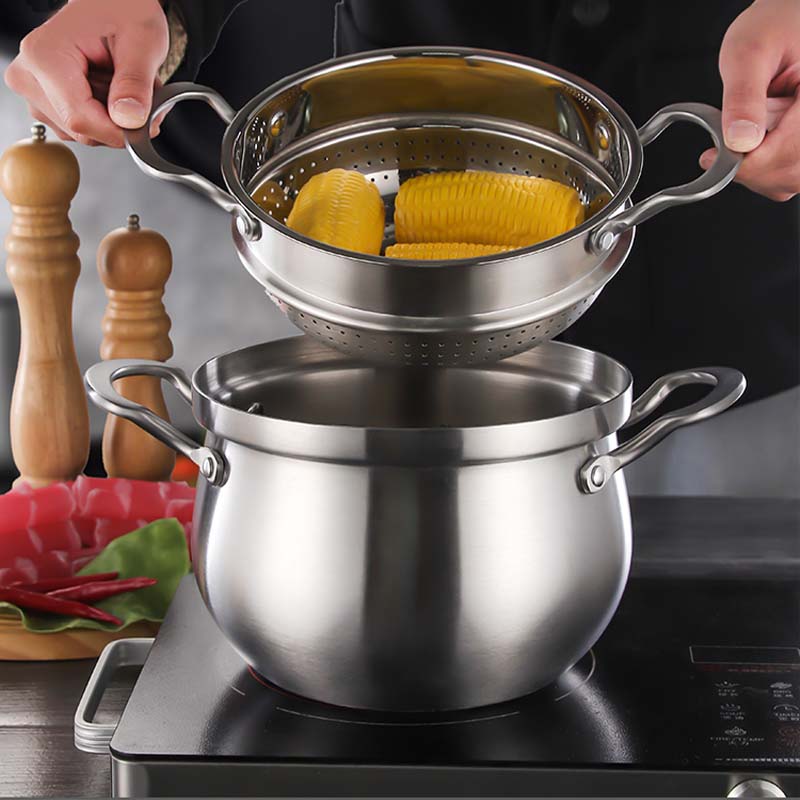 💥Family Essentials💥Multipurpose Large Capacity Stainless Steel Steamer Pot