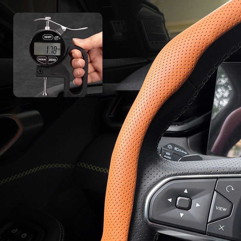 💖Breathable Non-Slip Ultra-Thin Steering Wheel Cover
