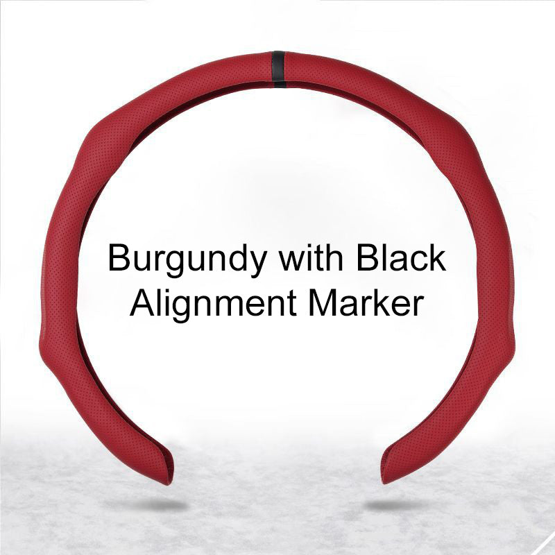 💖Breathable Non-Slip Ultra-Thin Steering Wheel Cover