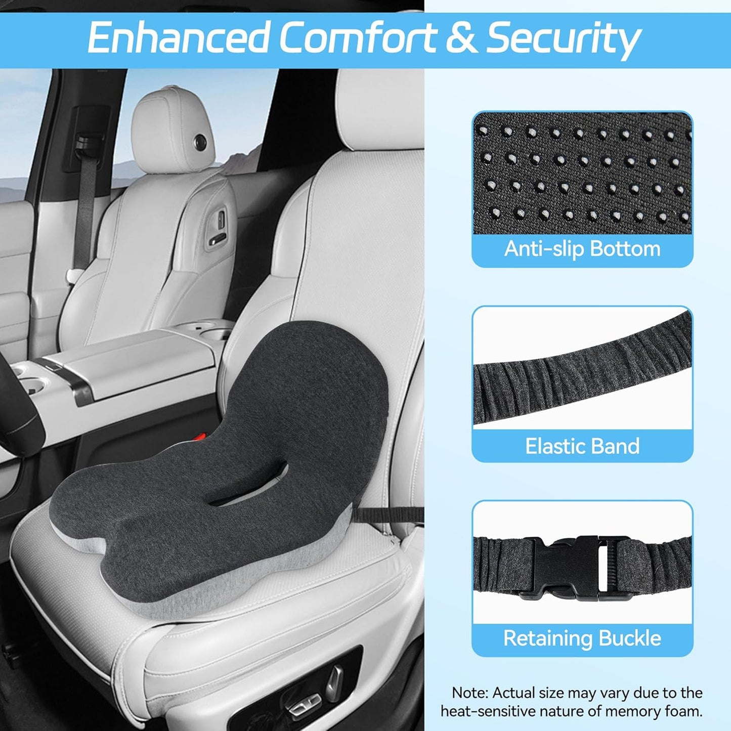 Non-Slip Memory Foam Seatšŗ