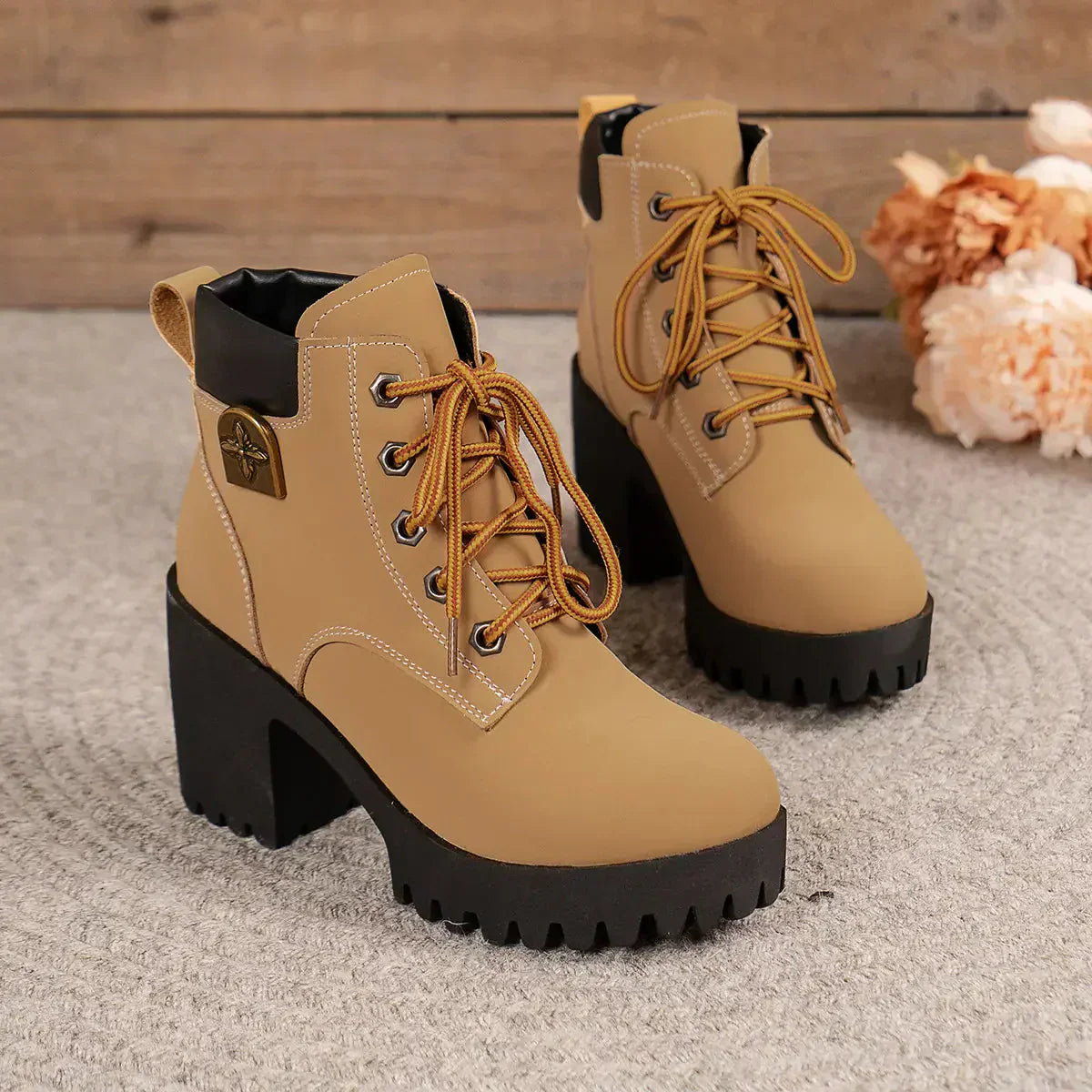 🎅New British Style Thick-soled Martin Boots