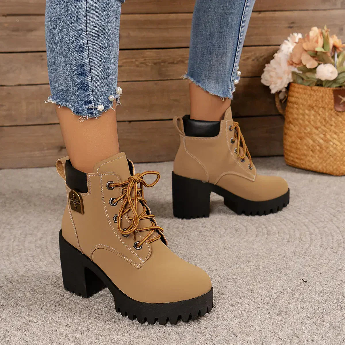 🎅New British Style Thick-soled Martin Boots