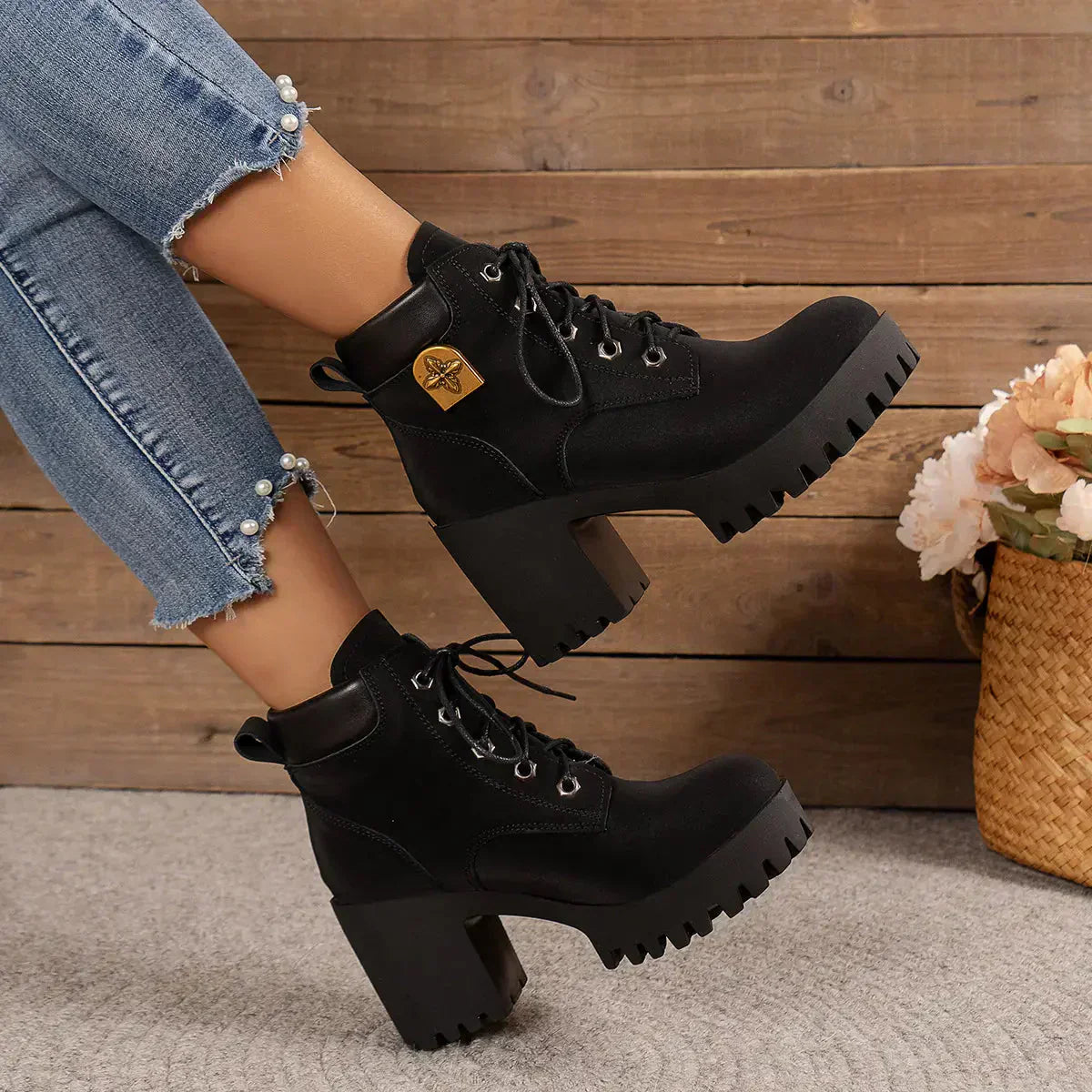🎅New British Style Thick-soled Martin Boots