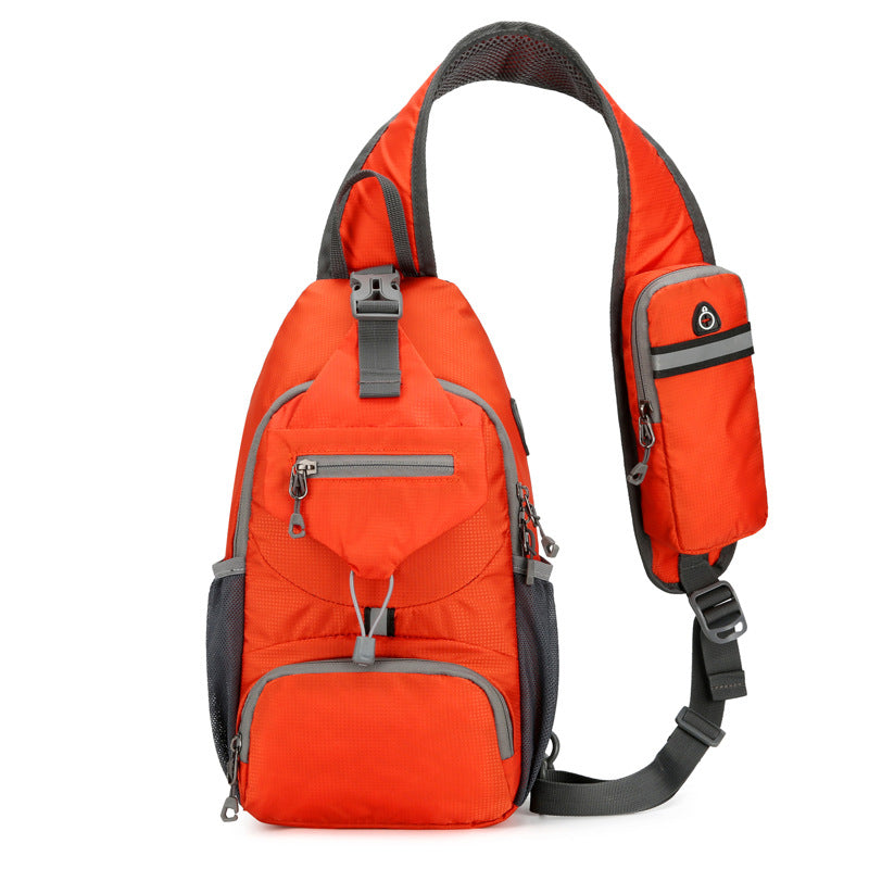 🎒Men's Outdoor Sling Crossbody Bag – Multi-Pocket, Water-Resistant, Breathable Back 🌦️