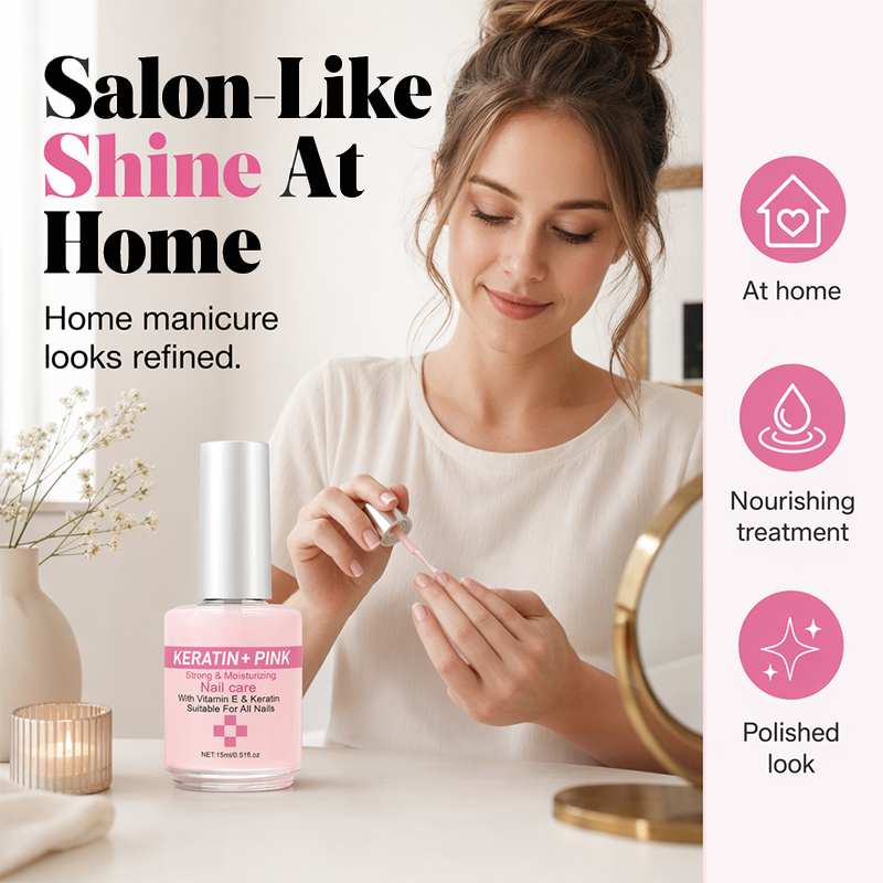 ⏳Time-Limited Special⏰Keratin Nail Strengthener & Moisturizer – Repair & Glossy Finish 🌟