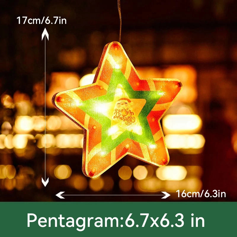 ⛄Christmas pre-sale🎄Christmas Window Hanging Lights💡