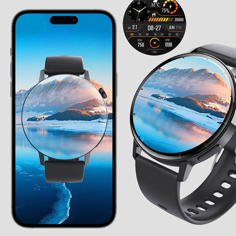 🔥🔥Hot Sale 49%-Painless blood sugar health monitoring smart Bluetooth talking watch