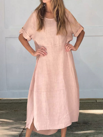 🔥Last Day Sale 39%🔥Women's Linen Cotton Dress