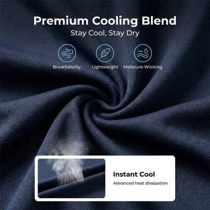 Ice Feel Quick-Dry Athletic Pants – Cooling Fabric, Loose Fit & Moisture-Wicking (M–4XL) 🌿👖