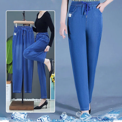 🔥Slim Casual Straight Ice Silk Jeans👖
