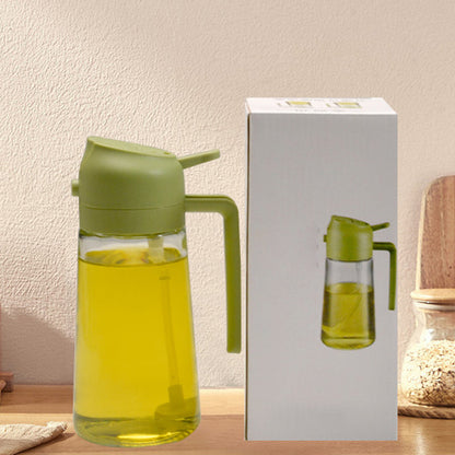 🍳🔥 2-in-1 Glass Oil Sprayer – Spray & dispense in one ✨
