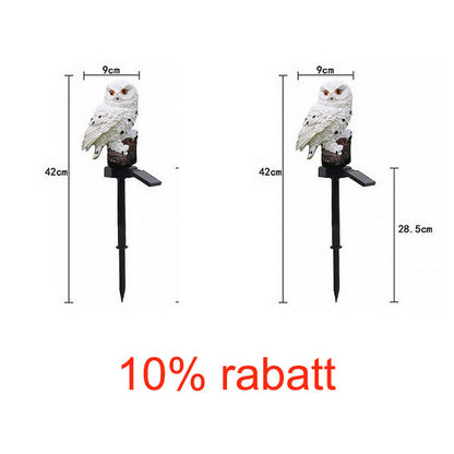 Solar Owl Garden Decorative Landscape Light