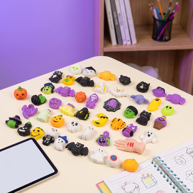 🎃 Halloween Squishy Toy Set Washable & Reusable🧹Party Favors & Trick-or-Treat 👻