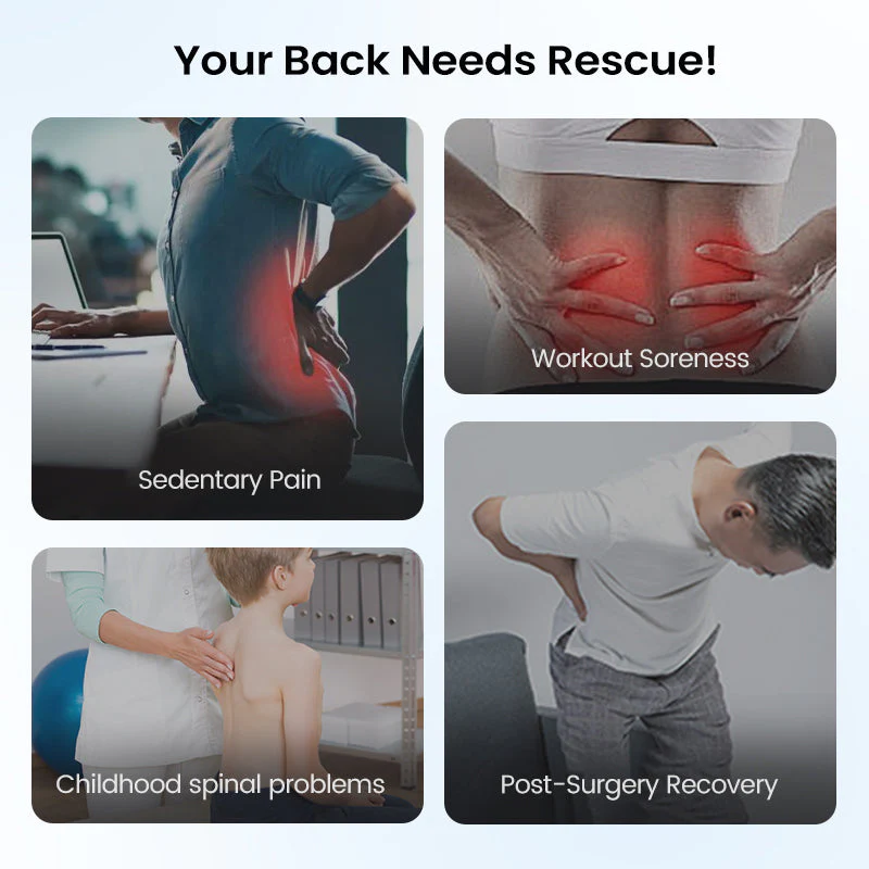 Magnetic Therapy Acupuncture Massage Lumbar Stretcher