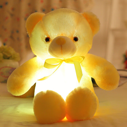 🧸Teddy Bear, Colourful LED Light, Soft Toys🌈