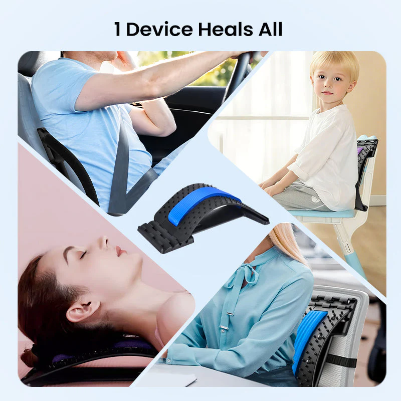 Magnetic Therapy Acupuncture Massage Lumbar Stretcher