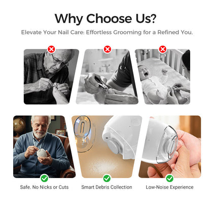 Universal Automatic Fingernail Grinder for Adults and Children