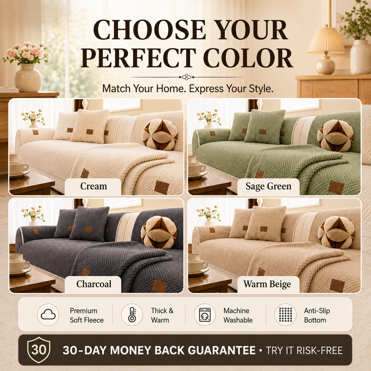 💥Limited-time offer-Thickened Non-Slip Washable Sofa Cover